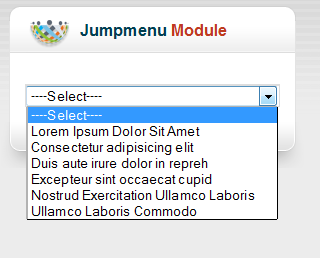 Jumpmenu- V1.5 Joomla 2.5-3.0