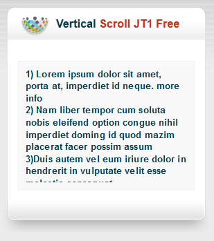 VerticalScroll JT1 joomla 2.5 - 3.0-4.0